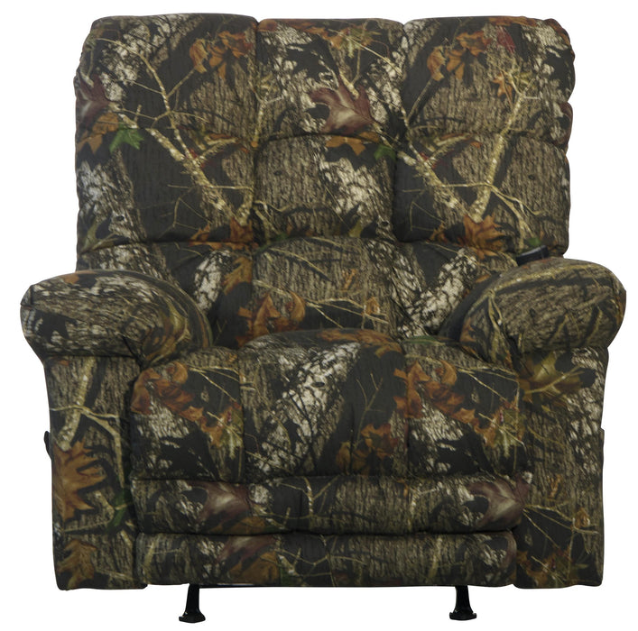 Magnum Chaise Rocker Recliner with Heat and Massage