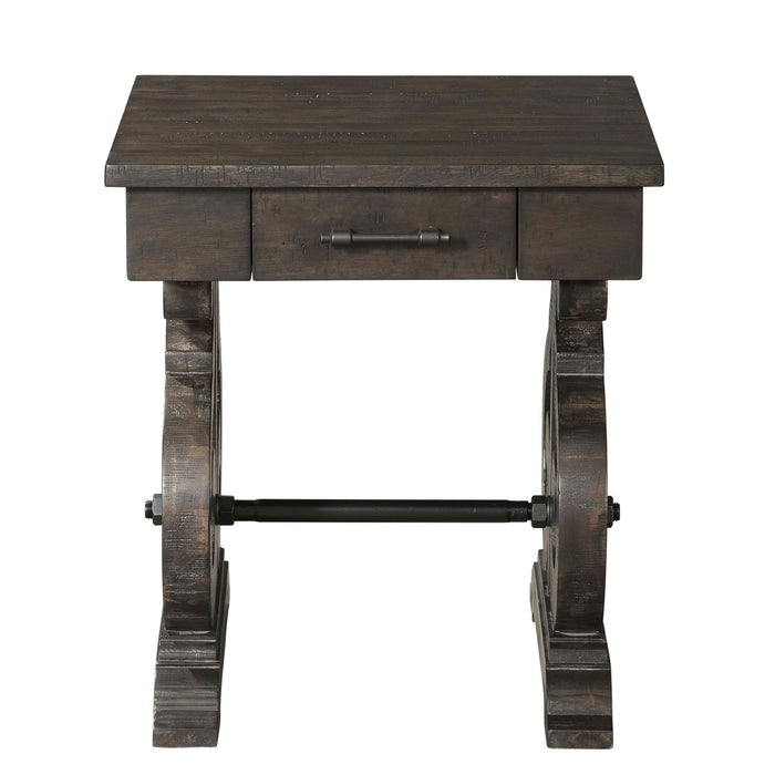 Stone End Table w/ PU Base