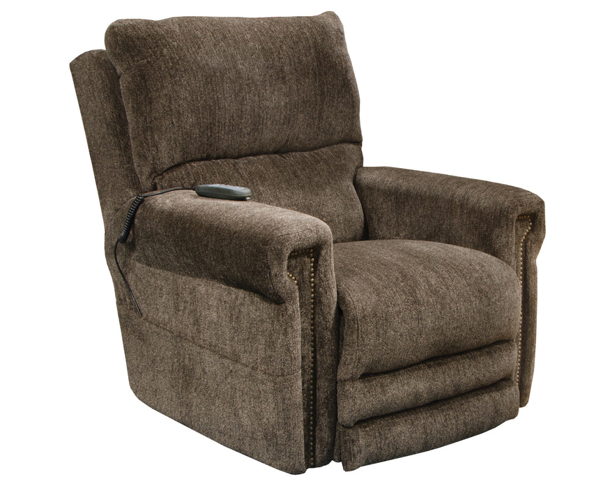 Warner Power Headrest w/Lumbar Power Lay Flat Recliner