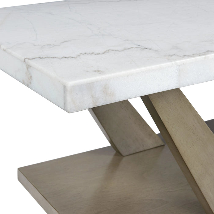 Greta 2PC Occasional Table Set-Coffee Table & End Table