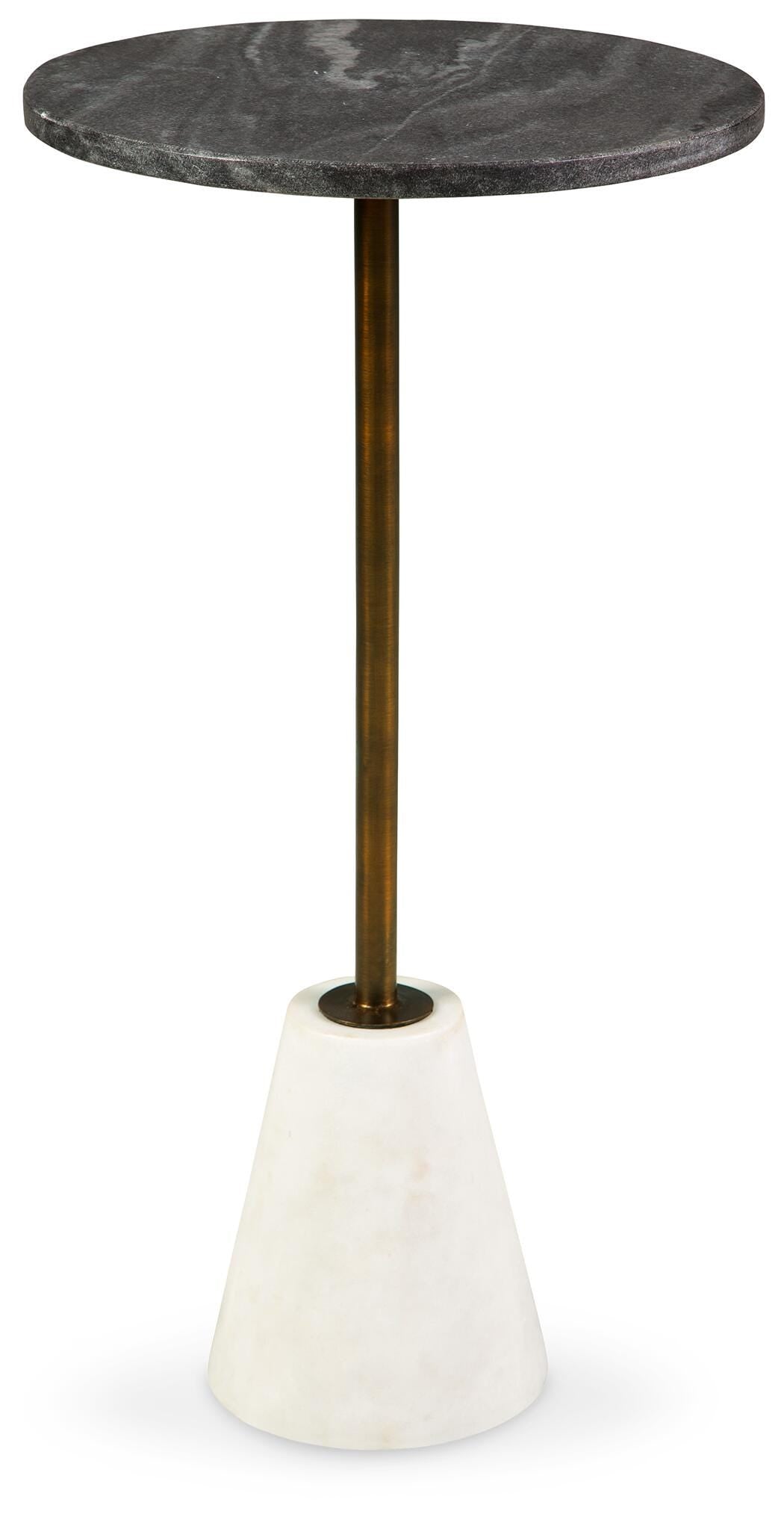 Black/White/Gold Finish