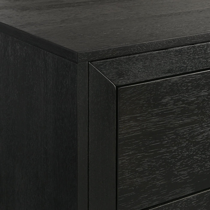 Allan Dresser & Mirror Set in Black