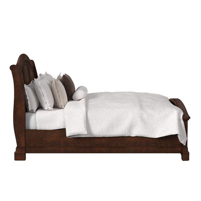 Cameron Cherry Panel Bed