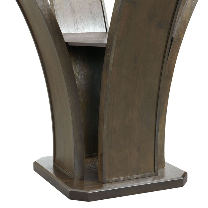 Dapper 5PC Round Counter Height Dining Set-Table & Four Chairs