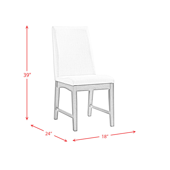 Dapper 5PC Rectangular Standard Height Dining Set in Walnut-Table & Four Chairs