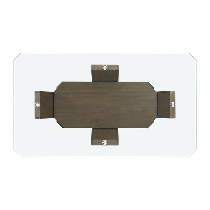 Dapper Rectangular Counter Dining 5PC Set-Table and Four Chairs