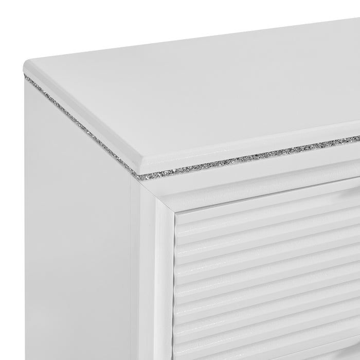 Denmark 6-Drawer Dresser in White