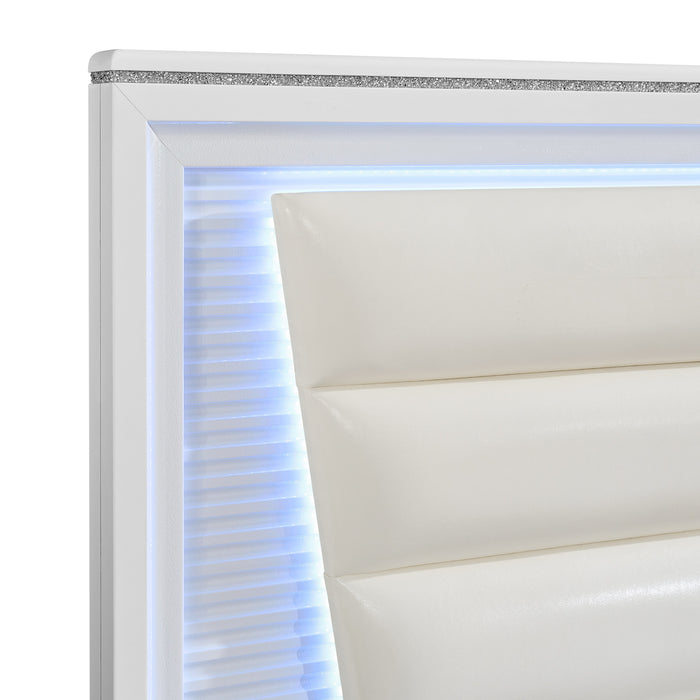 Denmark UPH Bedroom Set with Lights