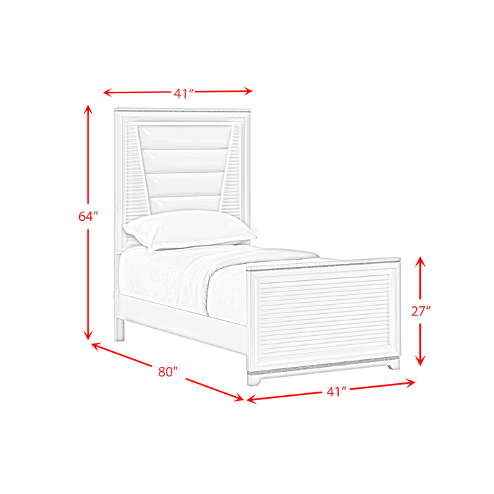Denmark UPH Bedroom Set with Lights