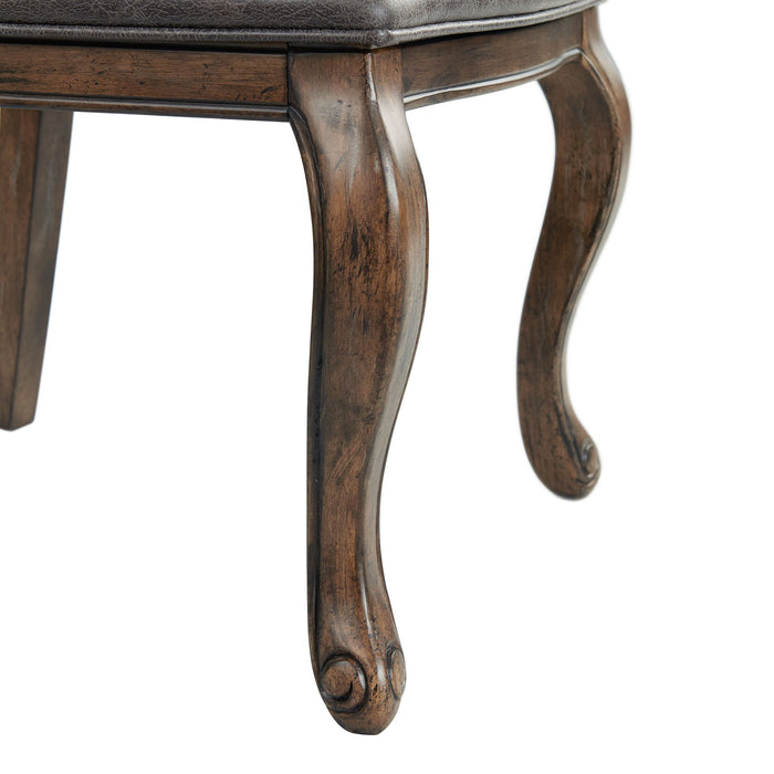 Gramercy Dining Rectangle Back Chair w/PU Back (2pcs Per Carton)