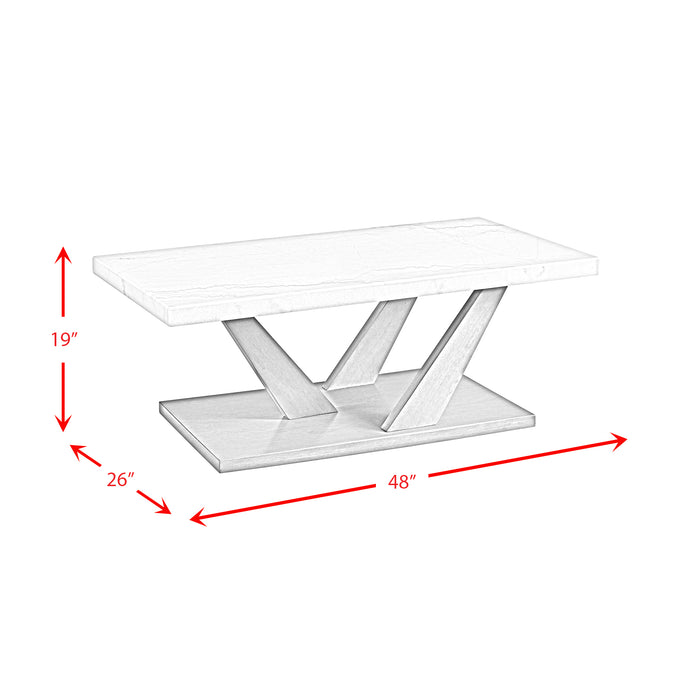 Greta 2PC Occasional Table Set-Coffee Table & End Table