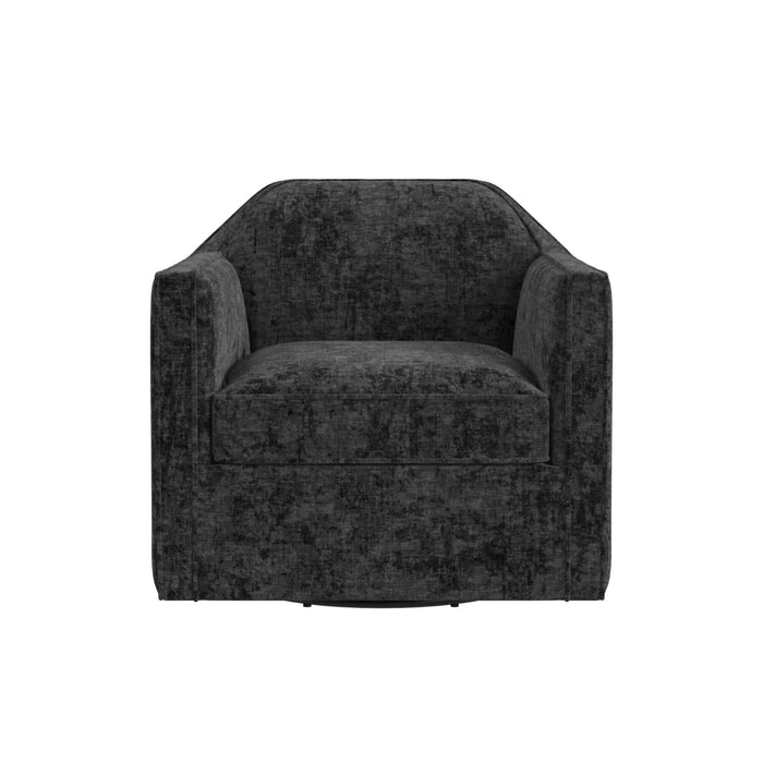 Hamlin Swivel Chair in Beamer Blue