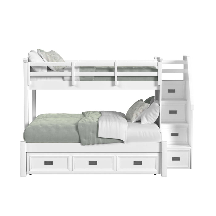 Hampton Kids Over Bunk with Staircase and Trundle