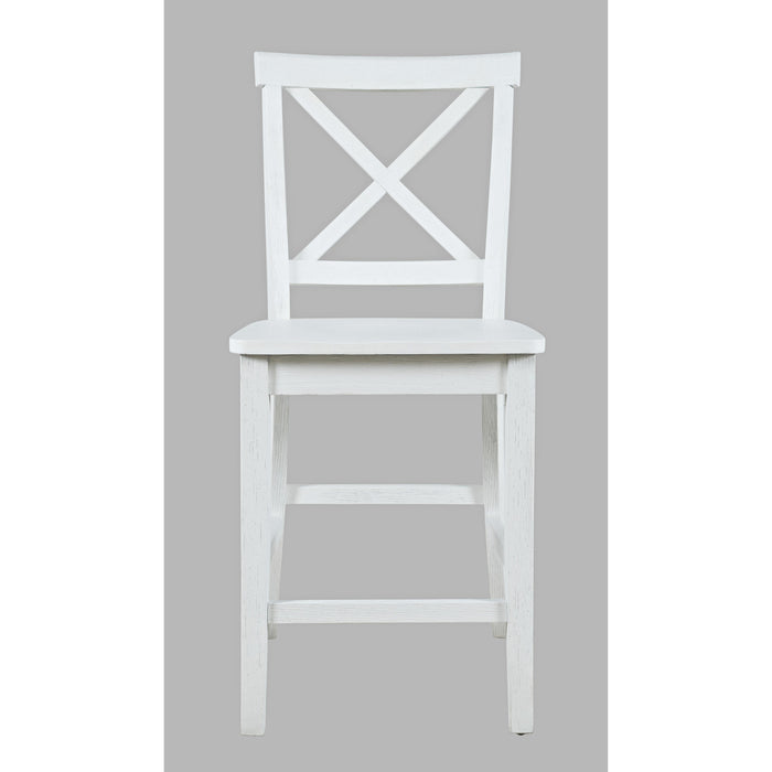 Eastern Tides X Back Counter Stool