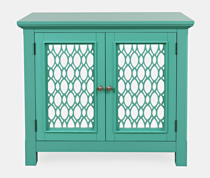 Isabella 38 inch Mirrored Accent Cabinet