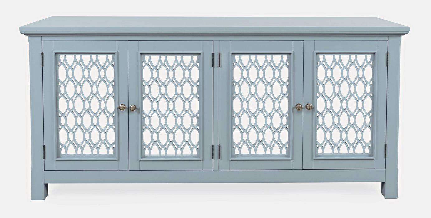 Isabella 69 inch Mirrored Accent Cabinet