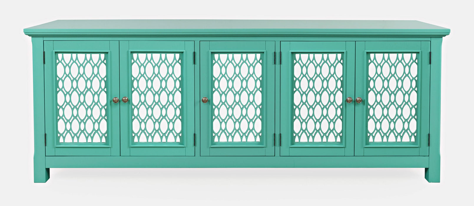 Isabella 86 inch Mirrored Accent Cabinet