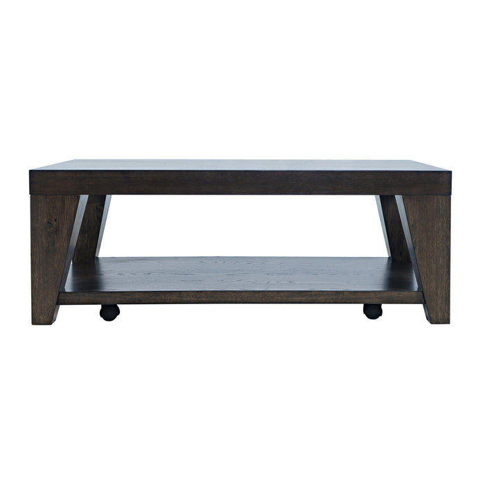Laurel Cr Leg CT with Casters Nat