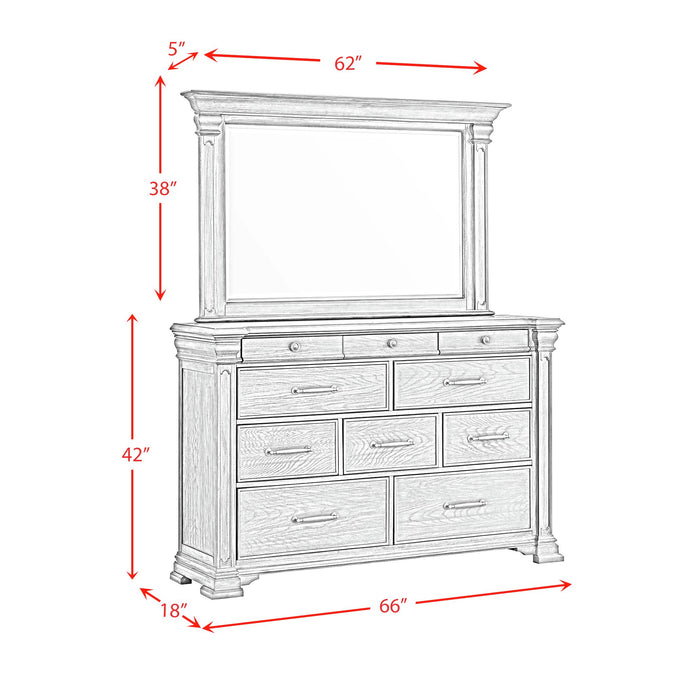 Kings Court Storage Bedroom Set
