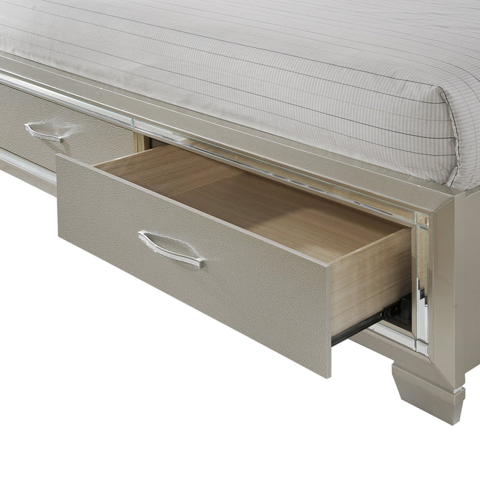 Platinum Queen Platform Storage 5PC Set