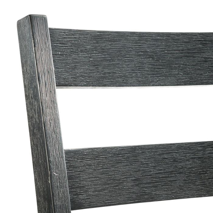 Martin 6 PC Dining Set (Black Base)