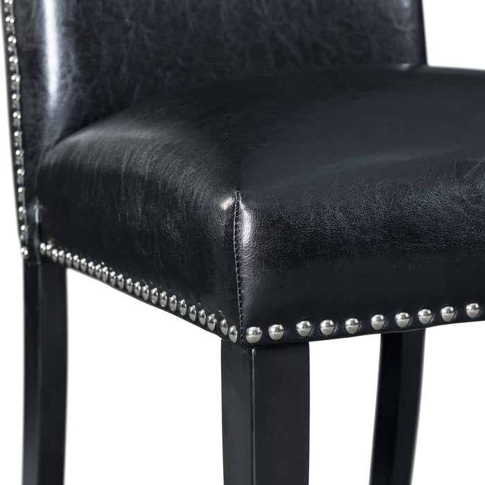 Meridian Counter Side Chair Black (2 Per Pack)