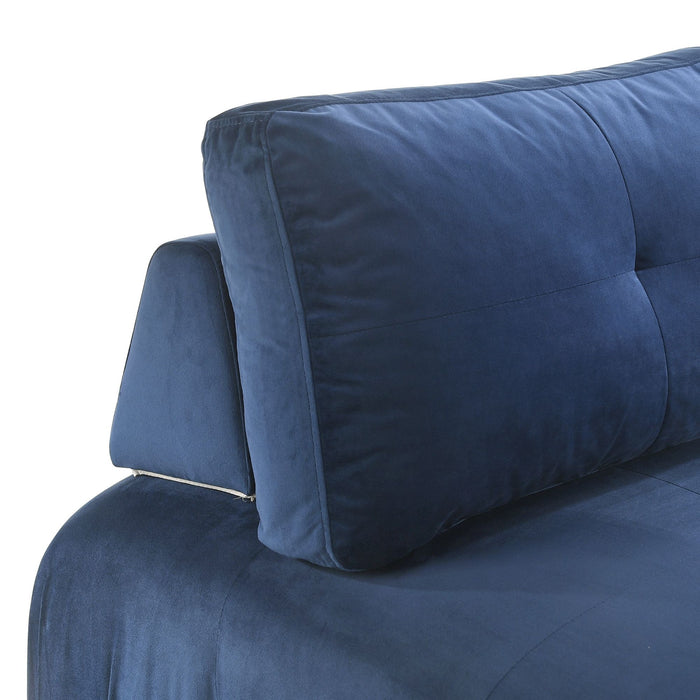 Nahla Modular Chair in Marine Dark Blue