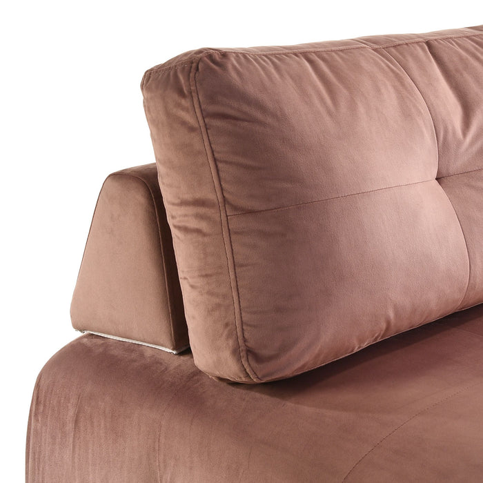 Nahla Modular Chair in Marine Rose