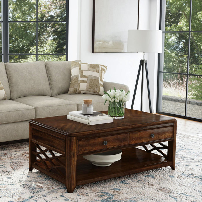 Phillipe Lift-Top Coffee Table in Cherry