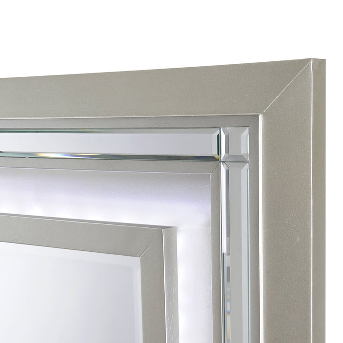 Platinum Youth Dresser & Mirror w/ LED Light Set