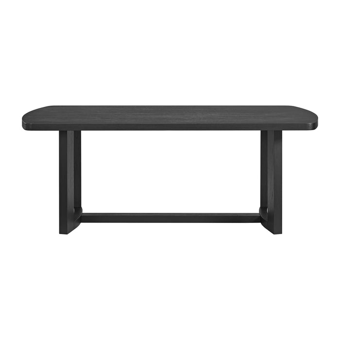 Portland Rectangular Dining Table in Black