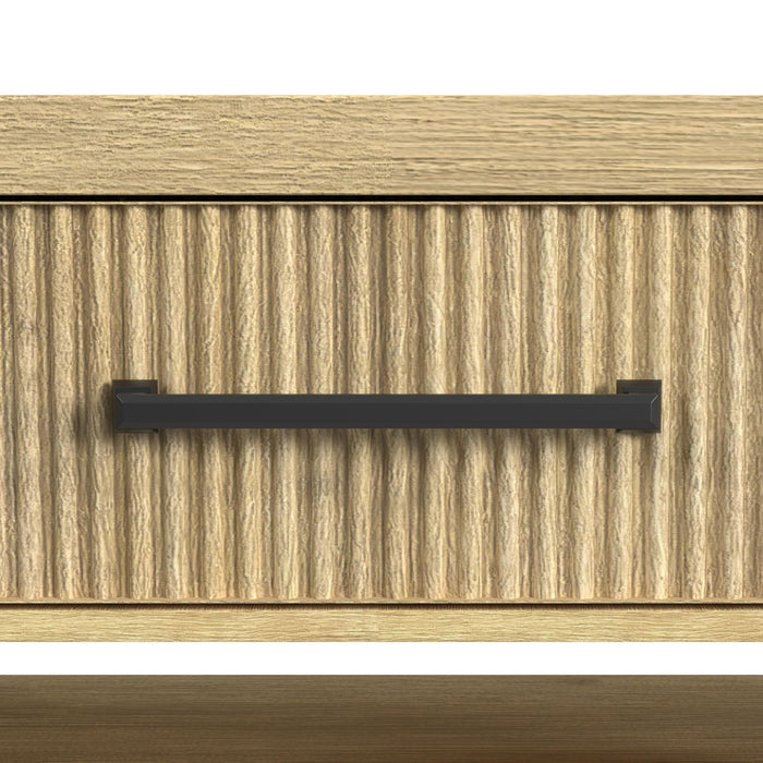 Ridgemont 3PC Occasional Table Set in Natural-Coffee Table & Two End Table