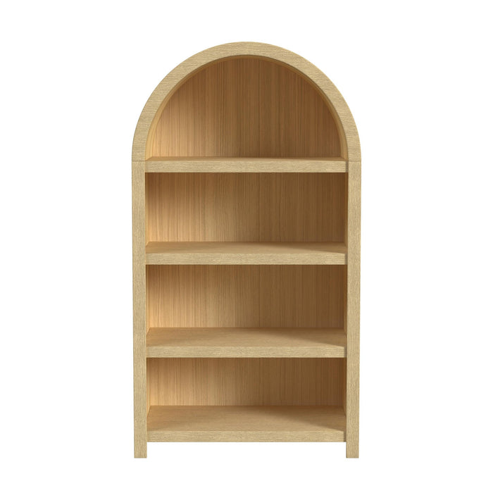 Ridgemont Open Bookcase in Natural