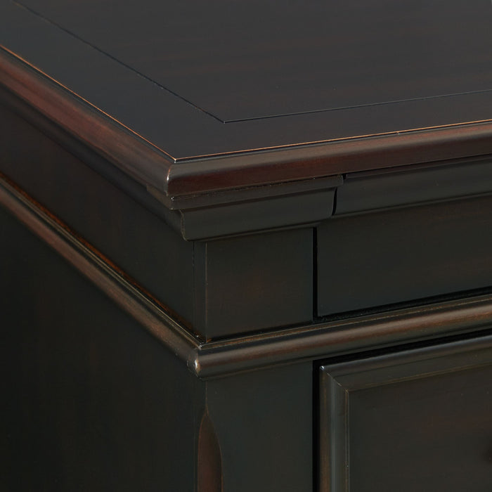 Slater Platform Storage Bedroom Set Black