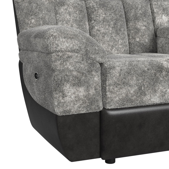 Santorini RHF Power Motion Recliner in Dillon/Shire Grey