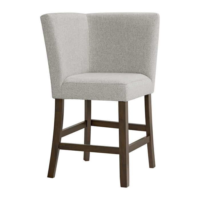 Seneca Counter Height Dining Set in Brown-Table and Four Chairs