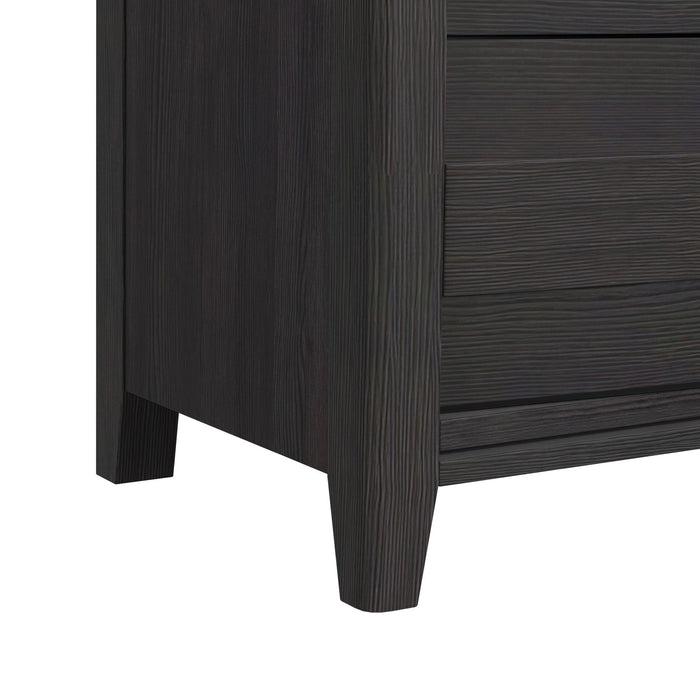 Tobias 6-Drawer Dresser in Black