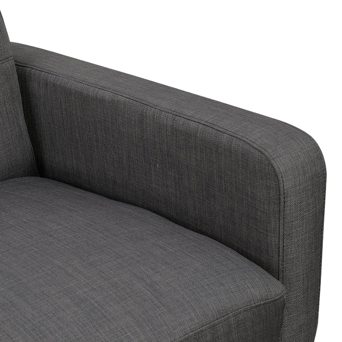 Hadley 4480 KD Sofa Heirloom Charcoal w/No Pillows