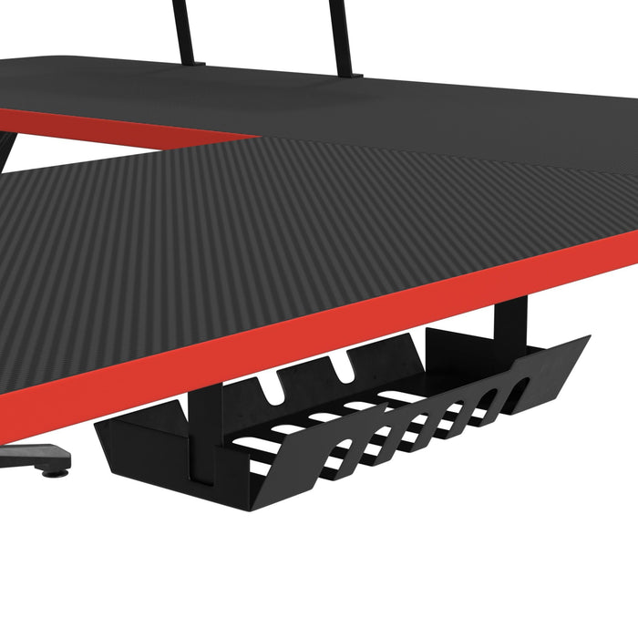 Waterside L shape Desk in Black