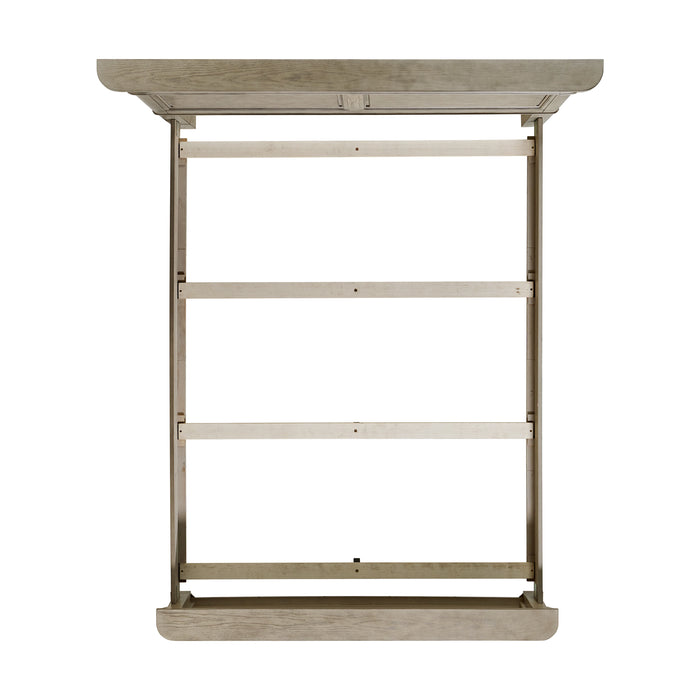 Whit-Ash Panel Bedroom Set with Door Chest