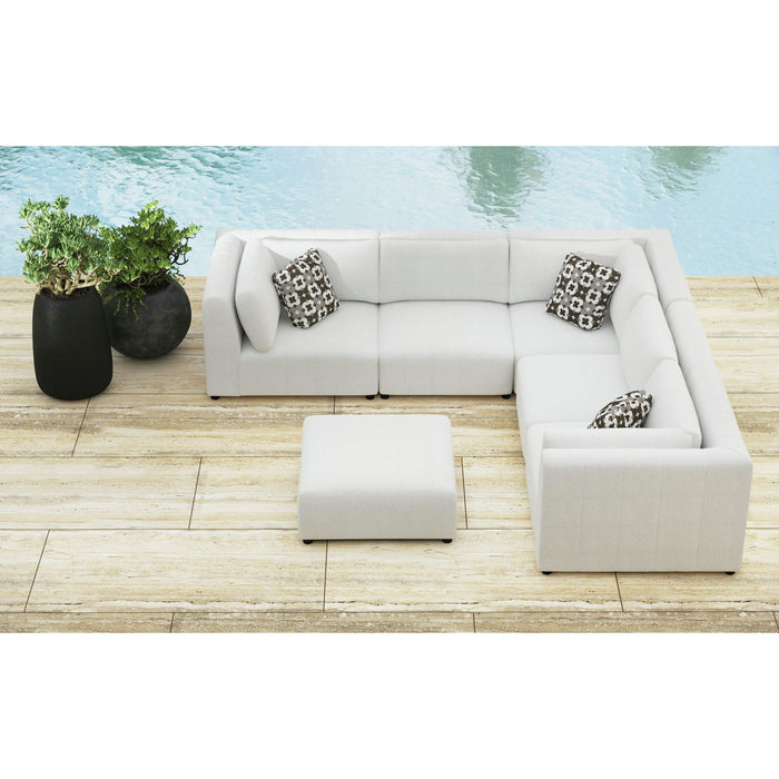 Zandara Modular Ottoman - Olefin Beige