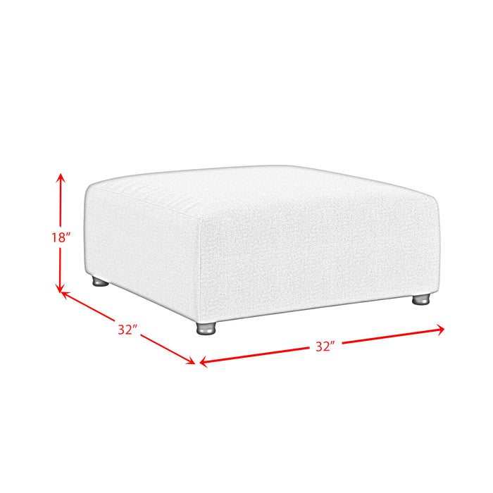 Zandara Modular Ottoman - Olefin Beige
