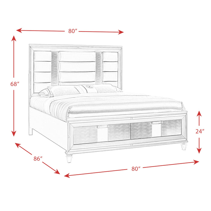 Twenty Nine Bed White