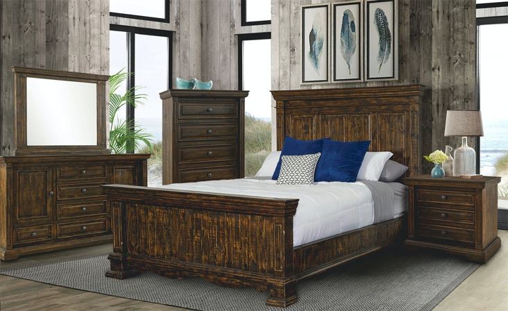 Elements International Condesa Tobacco 8 Drawer Dresser in Brown