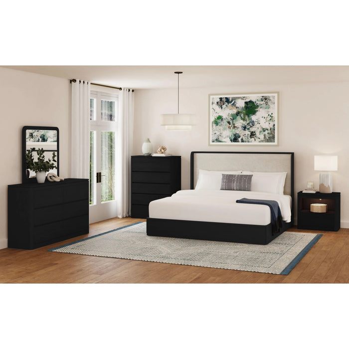 Rosalie Nightstand with USB & LED