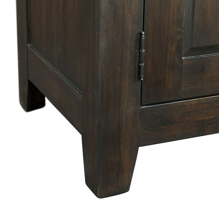 Elements International Mango Server in Dark Brown