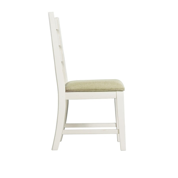 Elements International Park Creek Slat Back Side Chair (Set of 2) in Two-Tone