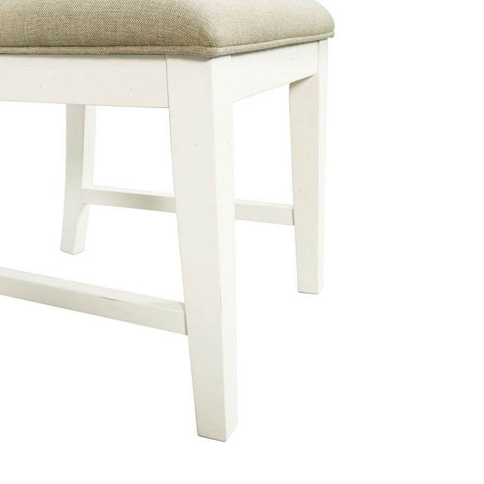Elements International Park Creek Slat Back Side Chair (Set of 2) in Two-Tone