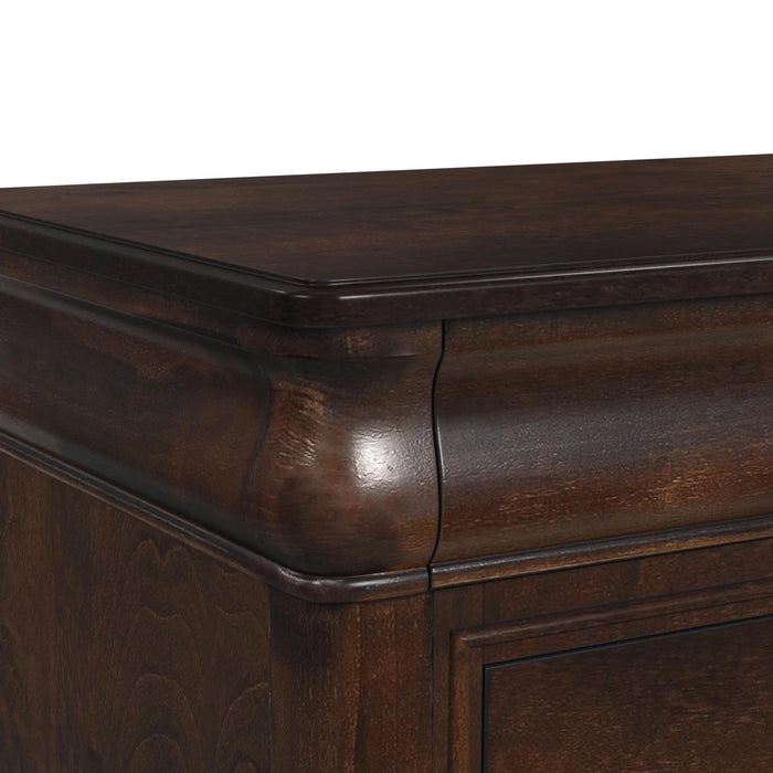 Cameron Cherry Sleigh Bedroom Set