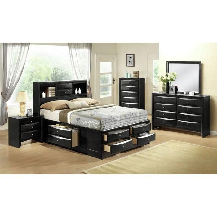 Elements International Emily Mirror in Black